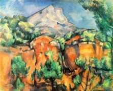 Haga click para ver la imagen ampliada mont sainte-victoire seen from the bibemus quarry.jpg